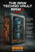 The Raw Techno Vault: 8K Cinematic Prompt Architecture