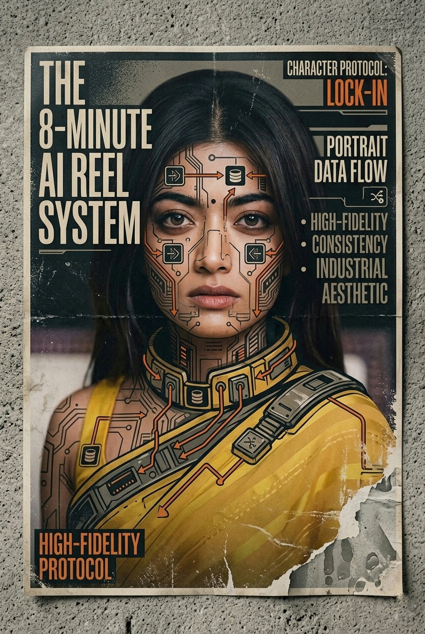 The 8-Minute AI Reel System — 1 Photo → 7 Cinematic Shots