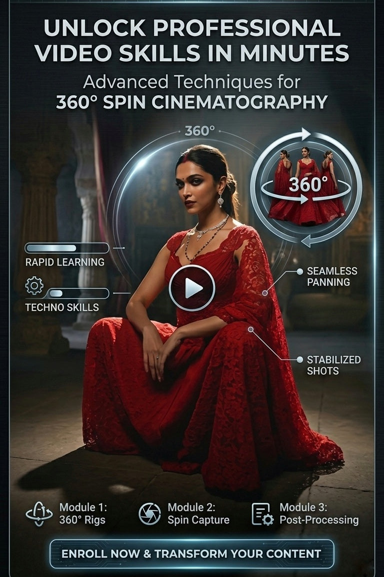 Unlock Professional Video Skills in Minutes - 360° spin